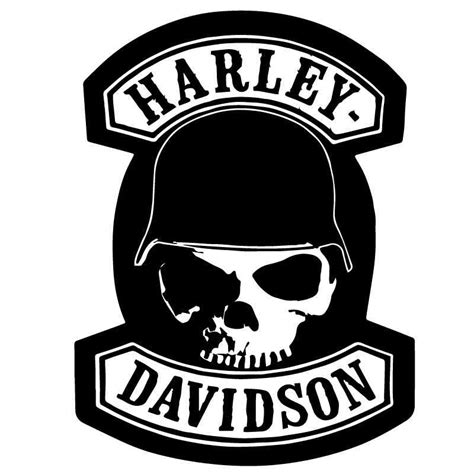 Harley Davidson Helmet Decals