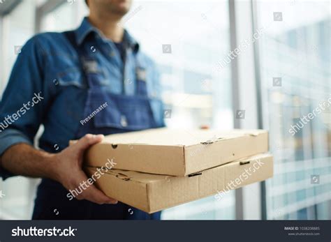 Two Boxes Fast Food Being Carried Stock Photo Edit Now 1038208885