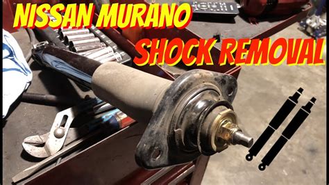 How To Install Replace Remove Rear Shocks Struts Nissan Murano Youtube