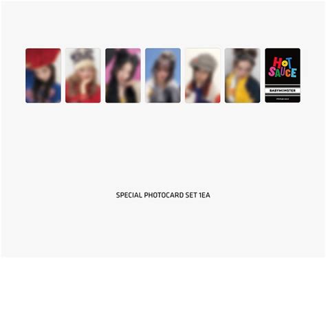 TRADING PHOTOCARD BULK PACK BABYMONSTER HOT SAUCE MD 蝦皮購物