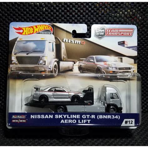 Jual Hot Wheels Team Transport Nissan Skyline Gtr Bnr R Aero Lift Shopee Indonesia