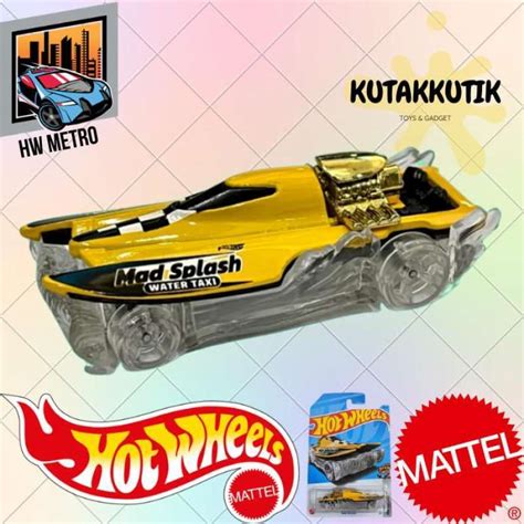 Jual Hot Wheels Mobil Mad Splash Water Taxi Kuning Lot J Hw Metro Di Seller Kutakkutik