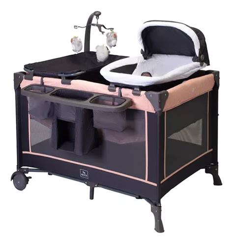 Cuna Corral Para Bebé Con Moisés Pamo Babe En Plegable Envío gratis