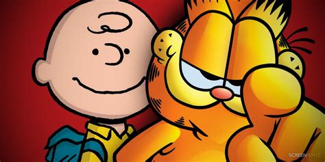 Garfield Meets Charlie Brown Jim Davis Original Comic Hero Is The