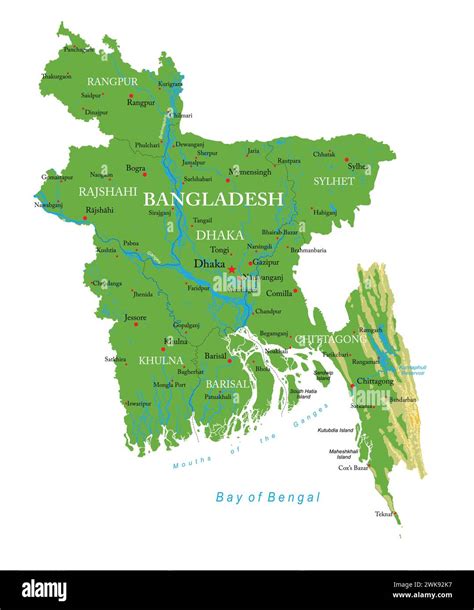 bangladesh map geography