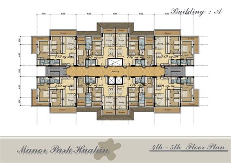 apartment building blueprints 6