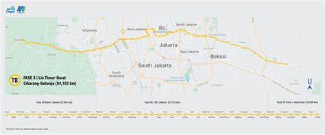 mrt jakarta  posted  official map  future east west