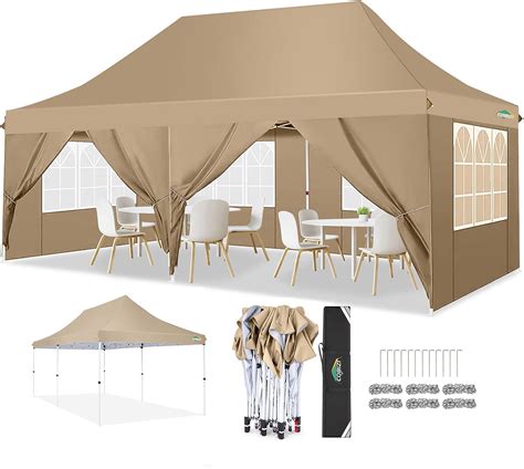 Amazon De COBIZI Pavillon 3x6 Faltpavillon 3x6 Wasserdicht Stabil