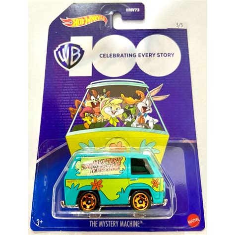 Hot Wheels The Mystery Machine Scooby Doo Shopee Brasil