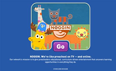 Noggin Website (June 2006) by dingding0 on DeviantArt