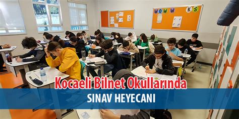 Kocaeli Bilnet Okulları Lise Bursluluk Sınavına Yoğun Ilgi Flaş