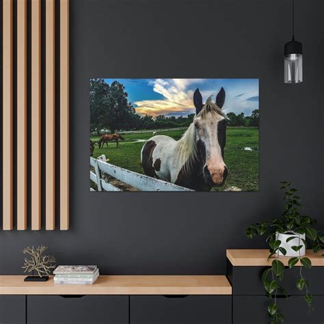 CANVAS ART Pferd Wandkunst Pferde Kunst Pferd Leinwand Kunst Pferd