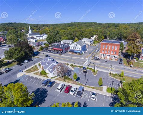 Ashland Town Center Aerial View Ma Usa Stock Image Image Of