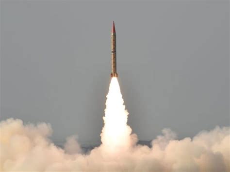 Pakistan Test Fires Ballistic Missile Shaheen Ii Pakistan Gulf News