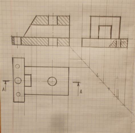 Чертежи на миллиметровой бумаге - 87 фото
