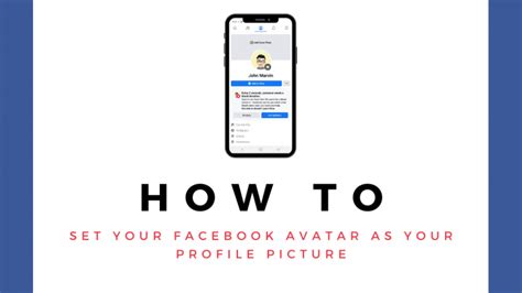 How to set avatar as Facebook profile picture