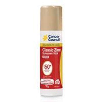 Cancer Council SPF Classic Zinc Sunscreen Stick Nude G Black Box Product Reviews