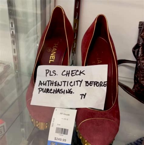 Thrifting - When the thrift store says “check authenticity” but still