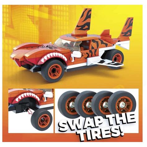 Jucarie De Constructie Hot Wheels Monster Trucks Tiger Shark In Piese Ani Emag Ro