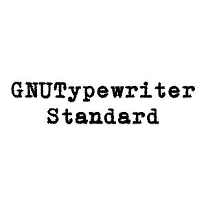 gnutypewriter standard  fonts  creazillacom