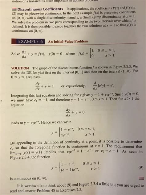 Solved Solve The Given Initial Value Problemi Need Help With