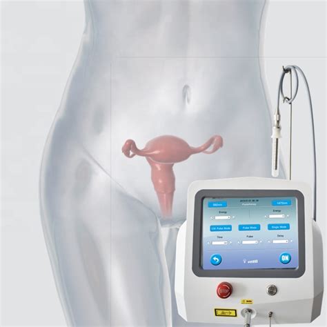 China Diode Laser Gynecology Surgery 980nm 1470nm For Condyloma