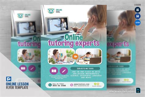 Online Learning Services Flyer Graphic By Psdpixel · Creative Fabrica