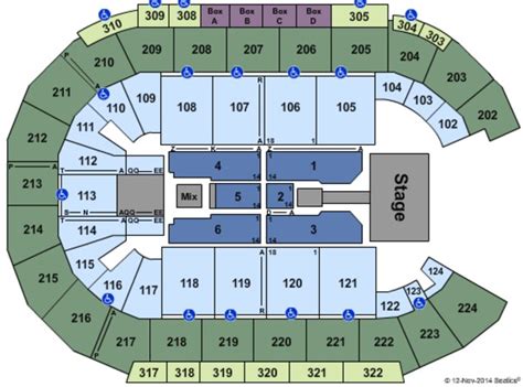 Mandalay Bay Events Center Tickets In Las Vegas Nevada Seating