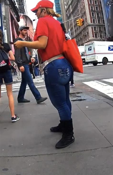 Curvy Thick Latina Caught Twice Handing Out Pamphlets Not OC Tight Jeans Forum