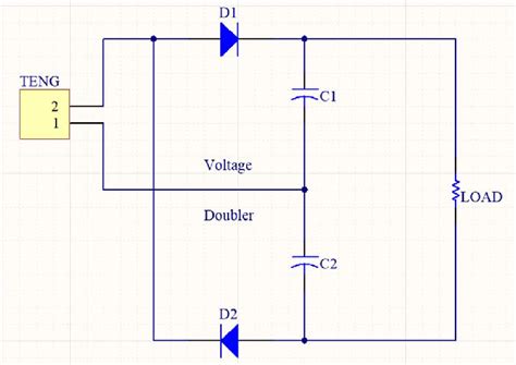 2. A circuit diagram of a voltage doubler. | Download Scientific Diagram