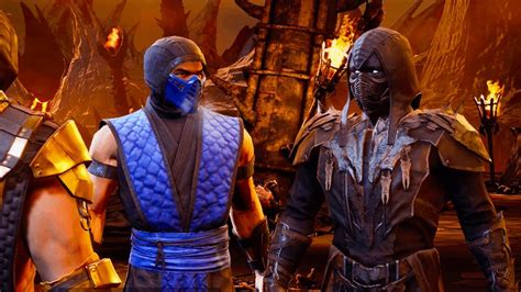 Mk Sub Zero Teams Up With Noob Saibot All Scenes K Hd Mortal Kombat