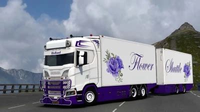 Scania S500 Flower Shuttle Trailer V2 0 Modhub Us