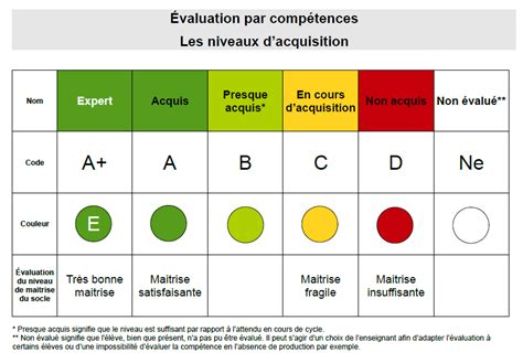 Exemple De Grille Dévaluation Des Compétences Le Meilleur Exemple