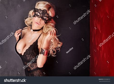 Sexy Beautiful Blonde Woman Posing Elegant Stock Photo Shutterstock