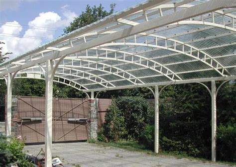 Навес из профильной трубы: каркас, опоры, размеры и чертежи, как ...