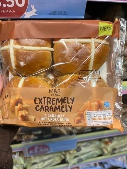 M S Introduces Irresistible Caramel Hot Cross Buns