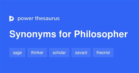 PHILOSOPHER Synonyms: 1 334 Similar Words & Phrases