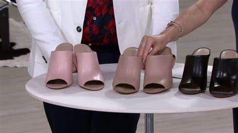 QVC Marc Fisher Leather Or Suede Peep Toe Ankle Boots Shimmee