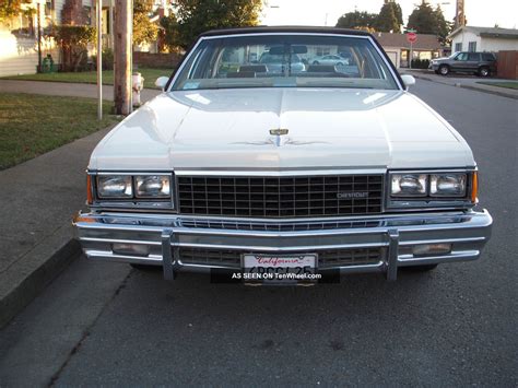 1978 Chevrolet Caprice Classic Sedan 4 Door 5 0l