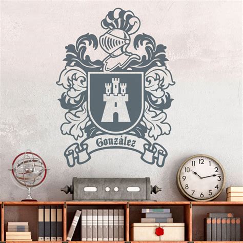 Wall Sticker Heraldic Coat Of Arms Gonz Lez Muraldecal