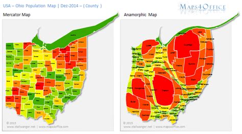 Ohio Population By County Map