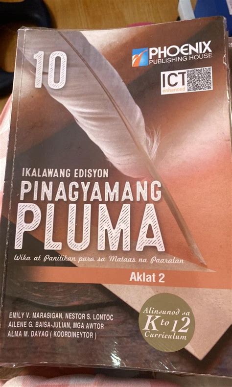 PINAGYAMANG PLUMA AKLAT 2 GR 10 Hobbies Toys Books Magazines