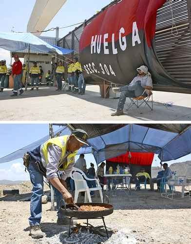 La Jornada Zacatecas cumplen tres meses en huelga en mina Peñasquito