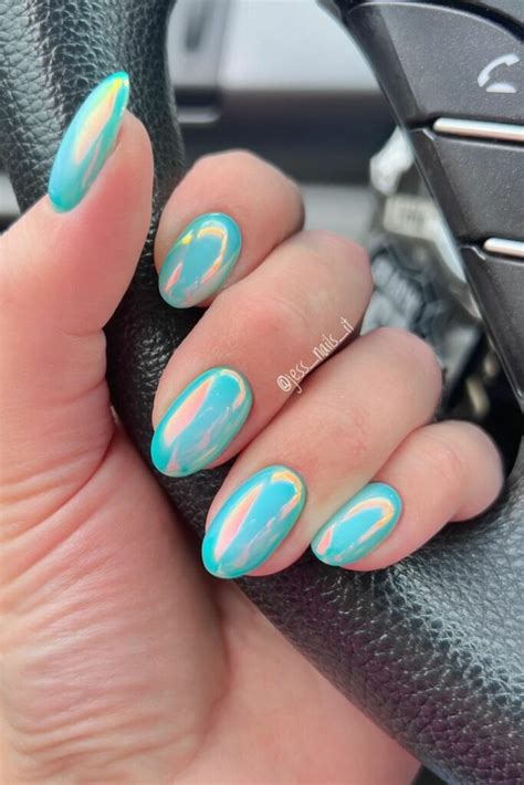 Hot Summer Chrome Nails Designs In To Shine Bright