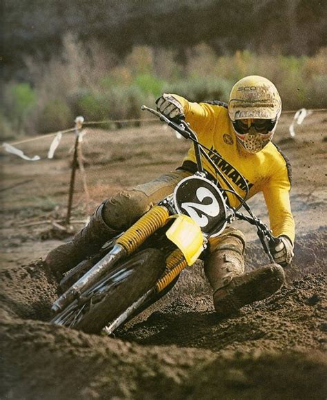 Bob Hannah 1977 - Stoneface - Motocross Pictures - Vital MX