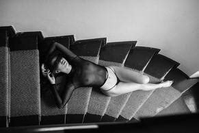 Kit Rysha Rysha Nude And Sexy Black And White Photo Shoot By Peter Baumann From Berlin Aznude