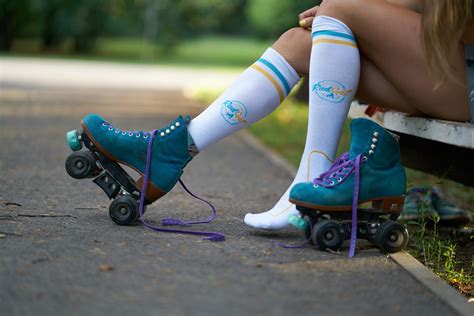 Roller Skate Socks Set 3 Pairs Of Skate Socks Striped Socks Etsy UK