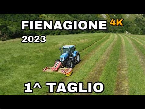 Sfalcio Erba Medica Taglio Collina Con Newholland T