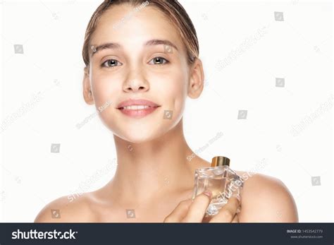 Cheerful Beautiful Woman Naked Shoulders Elegance Stock Photo 1453542779 Shutterstock