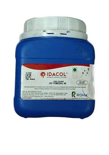 Blue Form Liquid Idacol Food Color F07 Phoneceau 4R At Rs 845 Kg In Patna